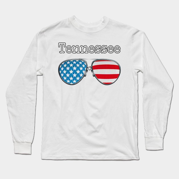 AMERICA PILOT GLASSES TENNESSEE Long Sleeve T-Shirt by SAMELVES